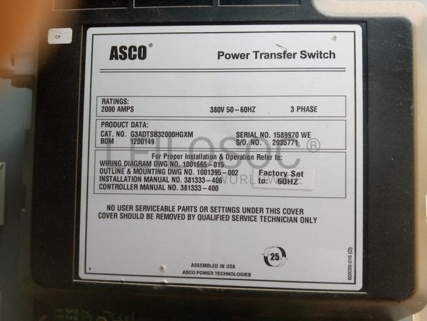 Asco Power Switch ·