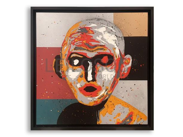 "Head on a geometrical field" · José Manuel Ciria