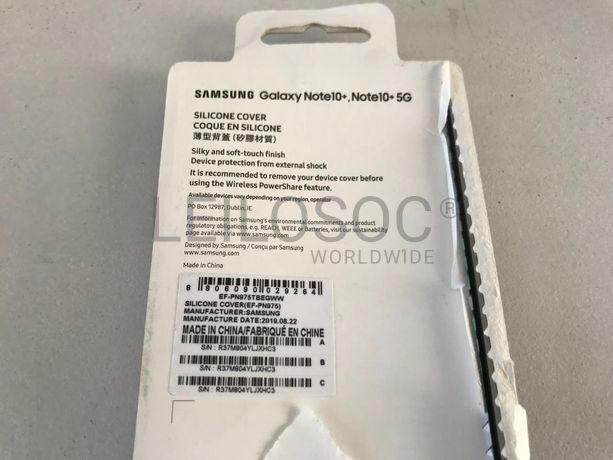 Capa Traseira Silicone Note 10