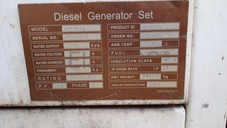 GERADOR POTISE DP15K5S ·