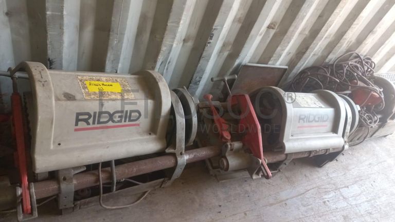 Diversos + Diversos + Diversos + Diversos + Diversos + Diversos + Diversos + Welding Machine + Welding Machine + Welding Machine + Ridgid Machine + Motores + Cut off machine + Caixas de Ferramenta + Varões + Diversos + Frolas + Cintos de Segurança + Diversos + Contentor de 40P ·