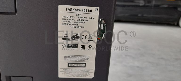 Fotocopiadora multifunções KYOCERA TASKALFA 2551C