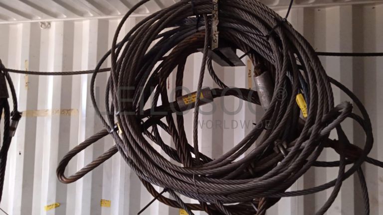 Diversos + Cabos de aço + Cabos de aço + Cabos de aço + Cabos de aço + Cabos de aço + Cabos de aço + Cabos de aço + Diversos + Cabos de aço + Cabos de aço + Contentor de 40P ·