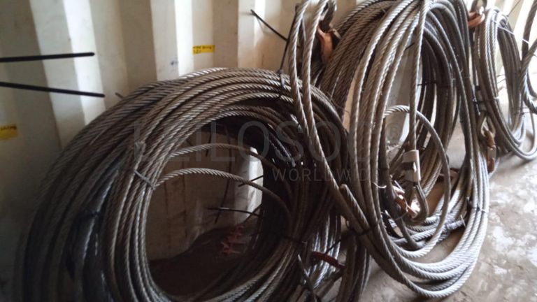 Diversos + Cabos de aço + Cabos de aço + Cabos de aço + Cabos de aço + Cabos de aço + Cabos de aço + Cabos de aço + Diversos + Cabos de aço + Cabos de aço + Contentor de 40P ·