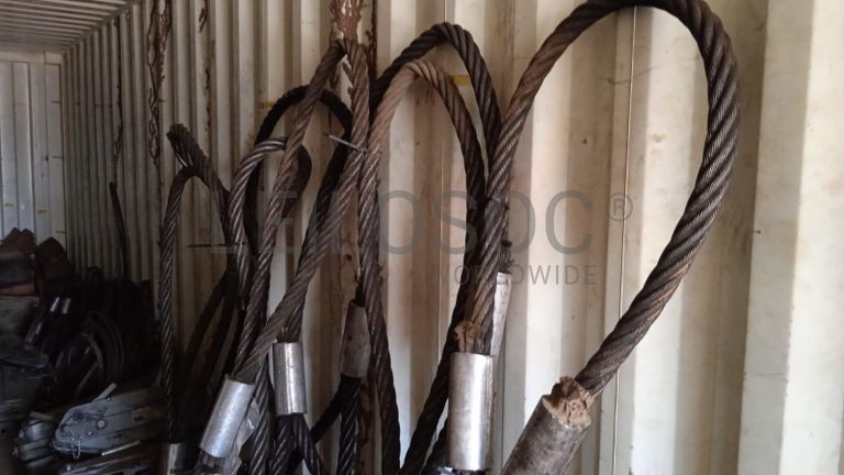 Diversos + Cabos de aço + Cabos de aço + Cabos de aço + Cabos de aço + Cabos de aço + Cabos de aço + Cabos de aço + Diversos + Cabos de aço + Cabos de aço + Contentor de 40P ·