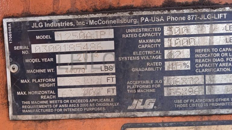 JLG 1250ATP ·