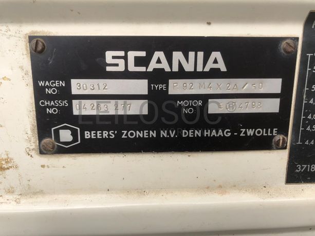 Scania 92H · Ano 1987