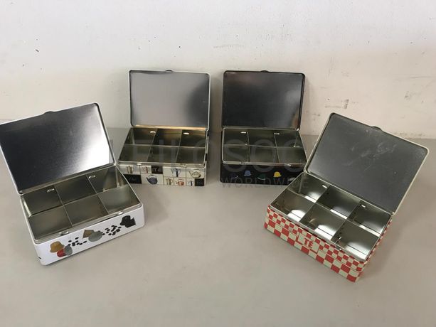 Caixas Alumínio Café/Chá