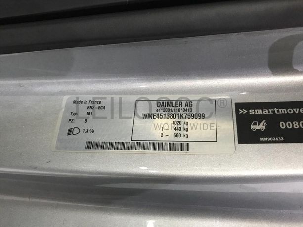 Smart For Two MHD 1.0 · Paredes