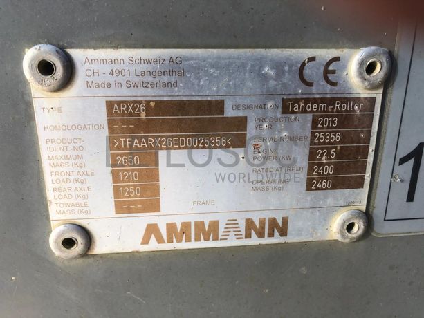 Cilindro Ammann ARX26