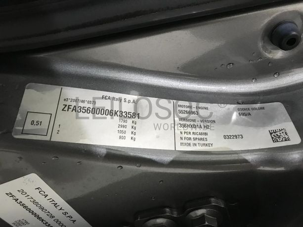 Fiat Tipo 1.3D · Ano 2018