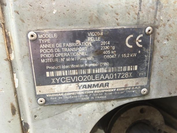 Mini Giratória VIO 20-4 · Ano 2014