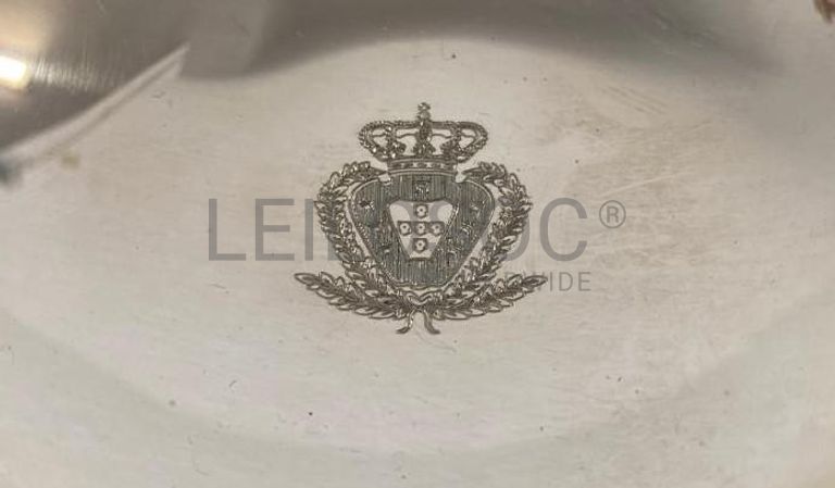 Duas taças com brasão - Prata .925