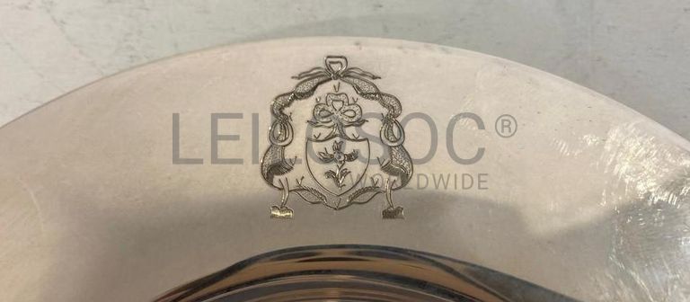 Prato com brasão - Prata .925