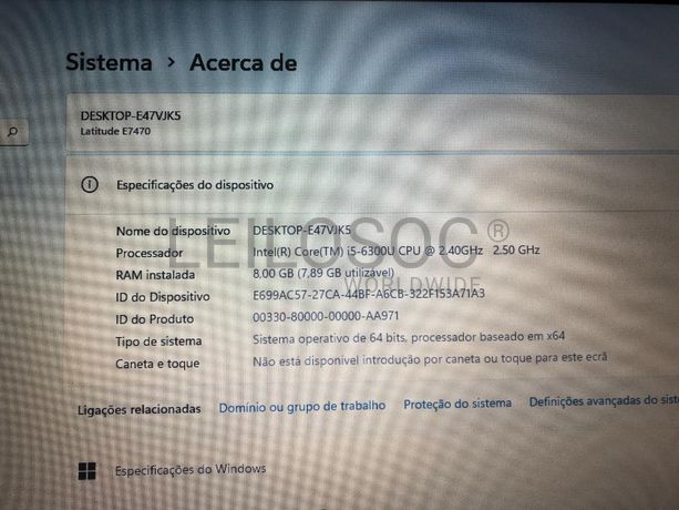 Portátil Dell E7470