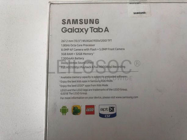 Tablet Samsung Galaxy Tab A