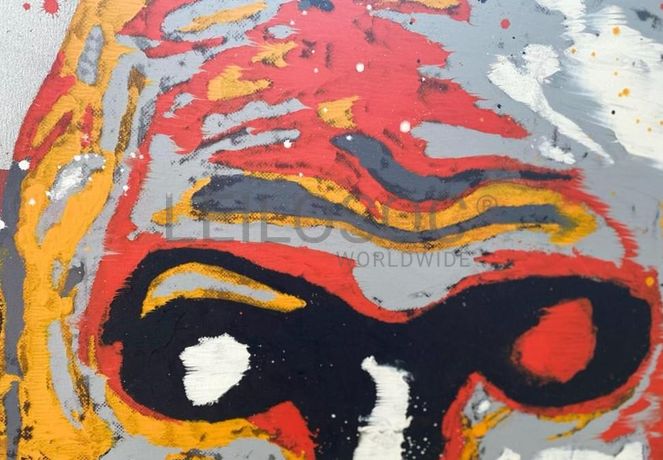 "Head on a geometrical field" · José Manuel Ciria