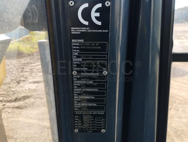 Dumper BELL B30D 6x6 HP ·