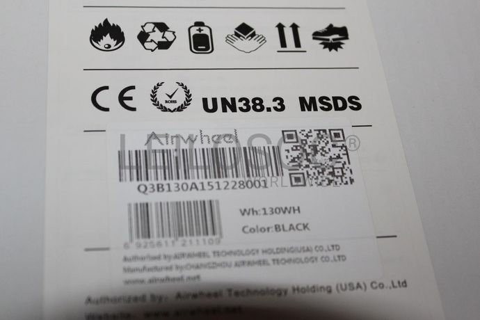 Monociclo elétrico 'Airwheel Q3'