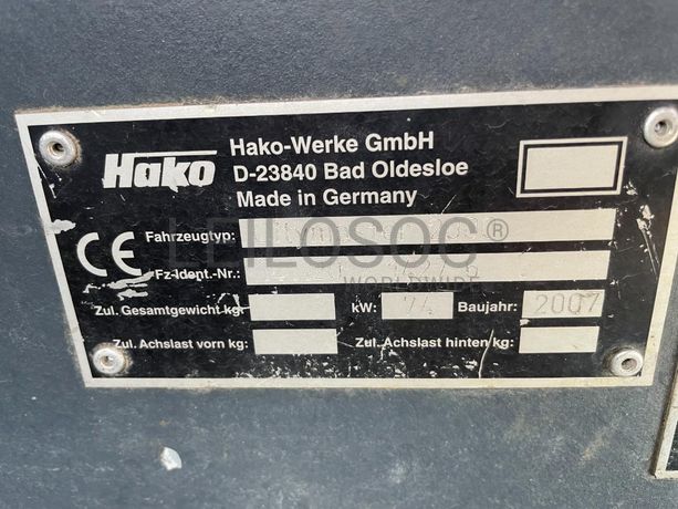 Varredora Hako Citymaster 2000