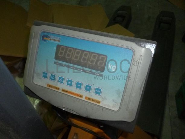 Porta paletes com balança