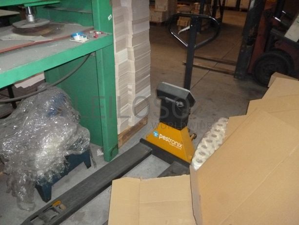 Porta paletes com balança