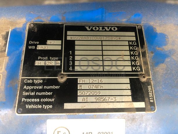 Volvo FH12 380 6x2 · Ano 1997