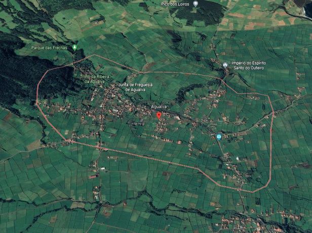 Proporção de 1/4 de Terrenos · Praia da Vitória, Arquipélago dos Açores