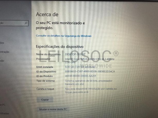 Portátil Dell E5470