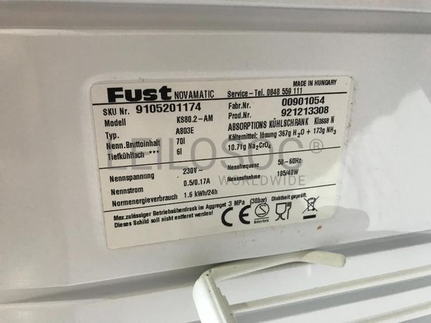 Frigorífico Minibar