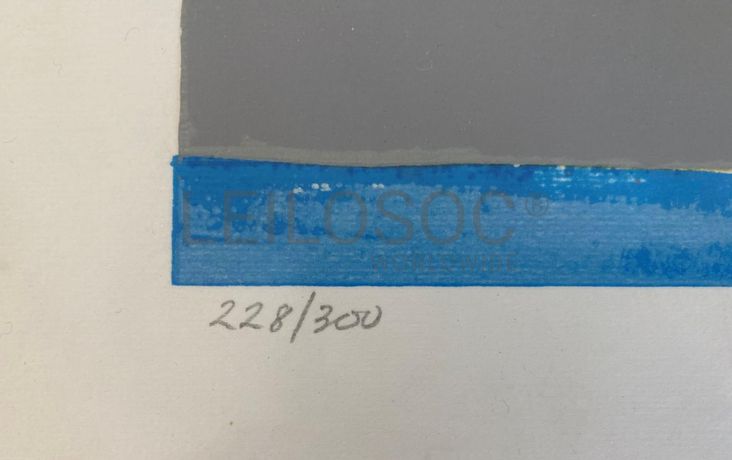 Serigrafia de Bravo da Mata - 'Aguarela da Ribeira'