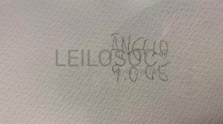 Pastel sobre papel - Ângelo de Sousa
