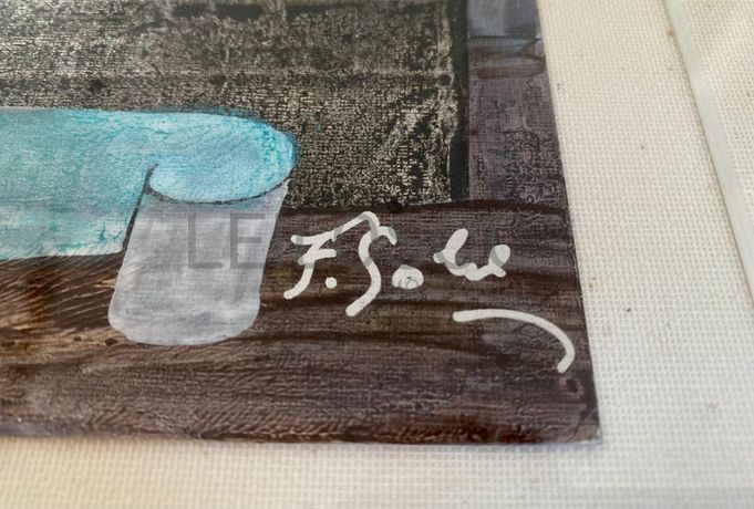 Obra mista sobre papel - Figueiredo Sobral