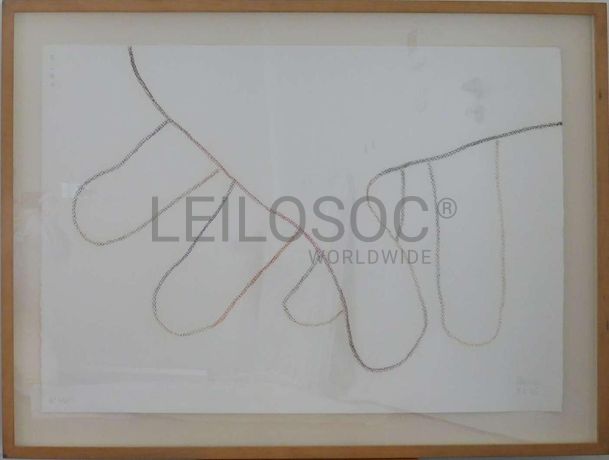 Pastel sobre papel - Ângelo de Sousa