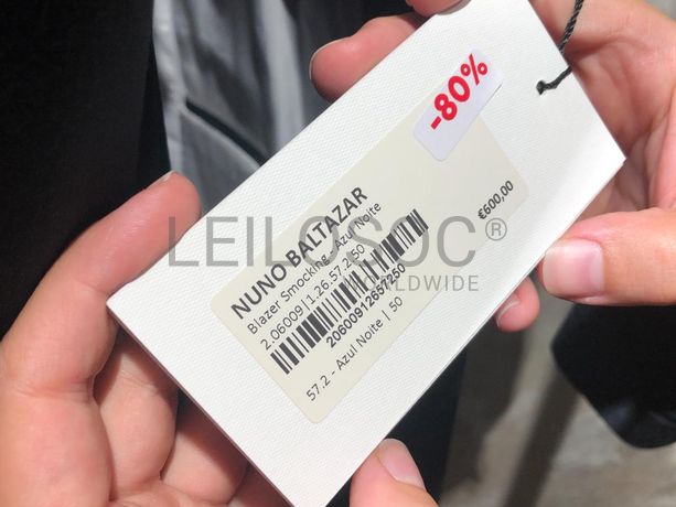 Blazer Smocking e Calças de Homem