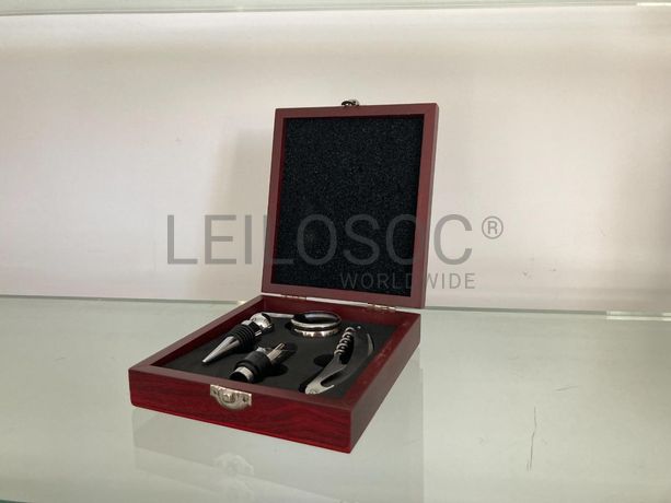 Estojo de vinho em prata