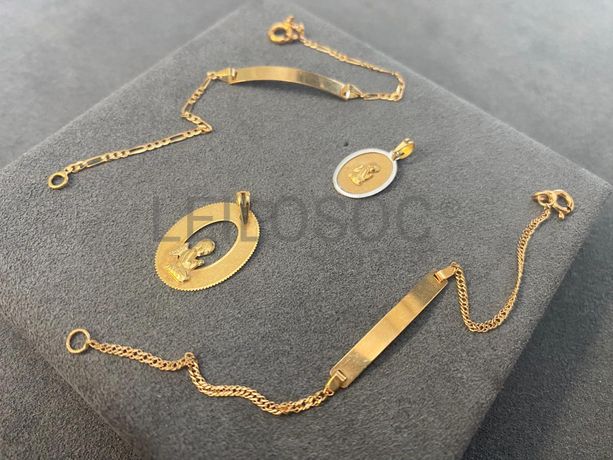 Pulseiras + Medalhas em Filigrana
