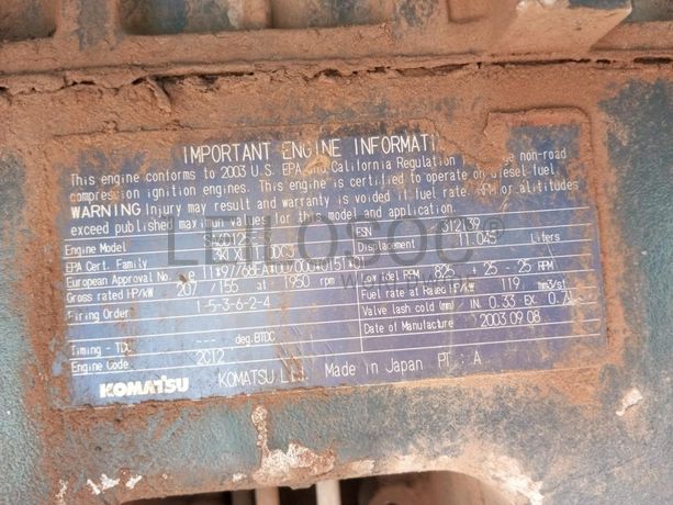 Bulldozer Komatsu ·