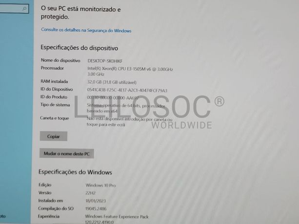 Estação Trabalho Fujitsu