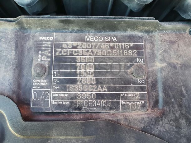 Iveco Daily 35C15 · Ano 2013