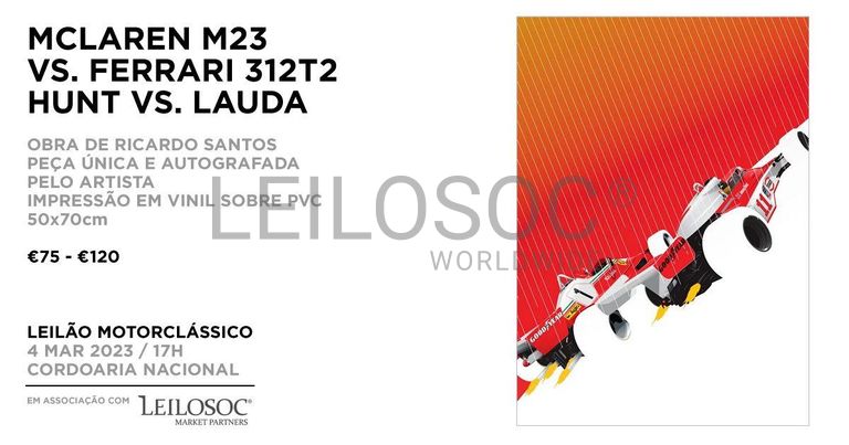 MCLAREN M23 VS. FERRARI 312T2 - HUNT VS. LAUDA