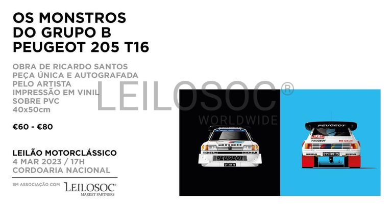 OS MONSTROS DO GRUPO B PEUGEOT 205 T16