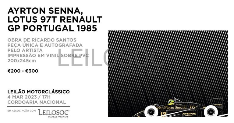 AYRTON SENNA, LOTUS 97T RENAULT GP PORTUGAL 1985