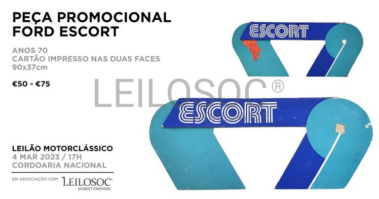Peça promocional FORD ESCORT