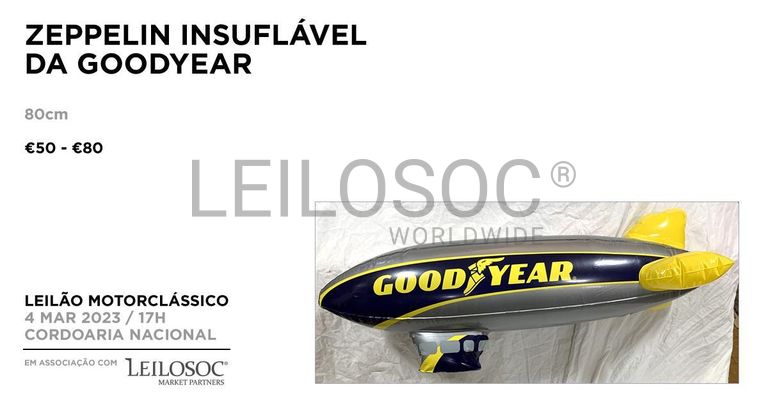 Zeppelin insuflável da GOODYEAR