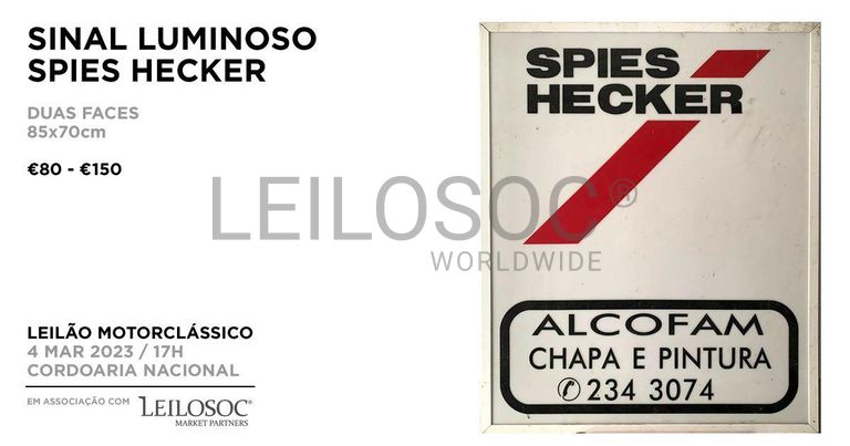 Sinal Luminoso SPIES HECKER