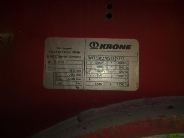 Semirreboque KRONE