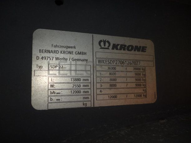 Semirreboque KRONE