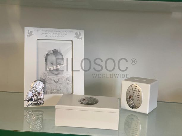 Caixa de bebé + Mealheiro + Moldura de Bebé