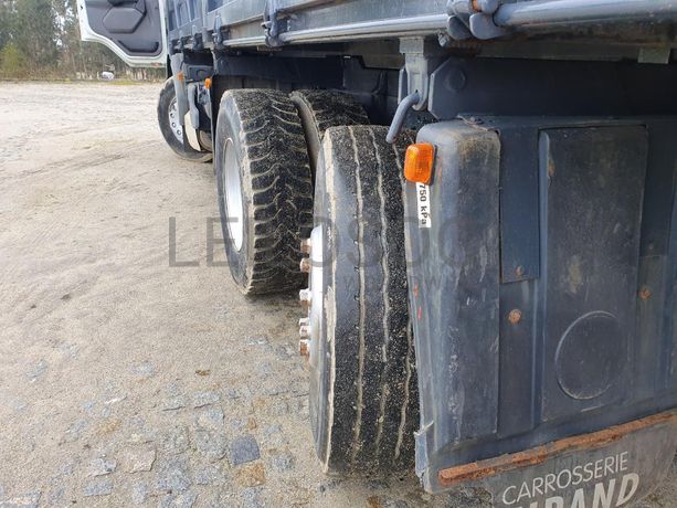 Renault Premium com Grua Atlas Copco 13.01 Basculante